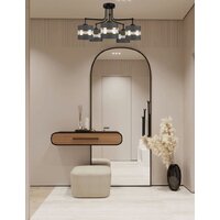 Люстра средней высоты Aitin Pro НПБ 02-5x60-101 8846/5 (черный)