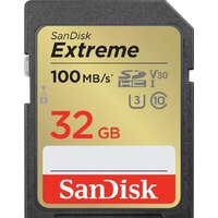 Карта памяти SanDisk Extreme SDHC SDSDXVT-032G-GNCIN 32GB