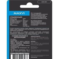USB Flash Maxvi MM 64GB (темно-серый)