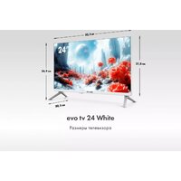 Телевизор Evo TV 24 White TD0051748RU