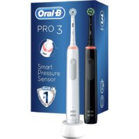 Комплект электрических зубных щеток Oral-B Pro 3 3900 Duo Cross Action + Sensi White D505.523.3H