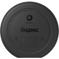 Умная колонка Яндекс Станция Мини 2 с часами (черный оникс)