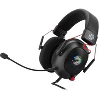 Наушники Оклик HS-L305G (черный/красный)