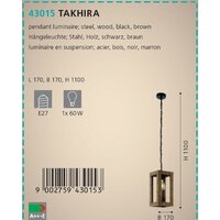 Подвесная люстра Eglo Takhira 43015