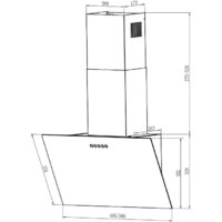 Кухонная вытяжка Weissgauff Sigma 50 PB BL (черный)