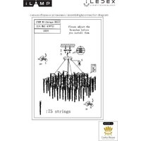 Подвесная люстра iLamp Savage 8813-D800 GD