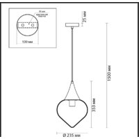 Подвесная люстра Odeon Light Kesta 4950/1