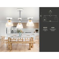 Люстра средней высоты Ambrella light Traditional TR9091