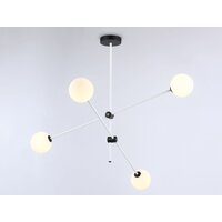 Подвесная люстра Ambrella light Traditional TR2505/4 WH/BK