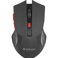 Мышь Defender Accura MM-275 (черный/красный)