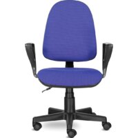 Офисное кресло Brabix Prestige Ergo MG-311 (ткань, черный/синий)