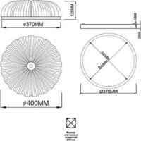 Припотолочная люстра Sonex Tesoro 7719/48L