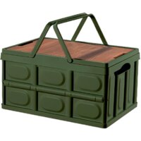 Органайзер для хранения Happy Home складной со столиком и ручками HH-004 30 л (зеленый)