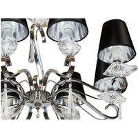 Подвесная люстра iLamp Stella RM1684/8 (хром)
