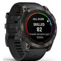 Умные часы Garmin Fenix 7X Pro Sapphire Solar (карбоново-серый титан/черный)
