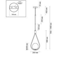 Подвесная люстра Odeon Light Flari 4810/1A