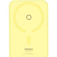 Внешний аккумулятор Baseus MagPro Magnetic Bracket Wireless Fast-Charging Power Bank 20W 5000mAh (желтый, китайская версия)