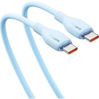 Кабель Baseus Pudding Series USB Type-C - USB Type-C (1.2 м, голубой)