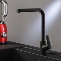 Кухонная мойка БелЭворс Styl L + Like F8005022 (черный)