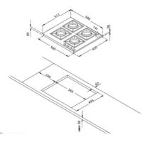 Варочная панель Korting HG 665 CTSK
