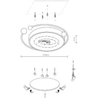 Припотолочная люстра Velante 435-307-02