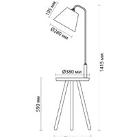 Торшер Odeon Light Kalda 4666/1F