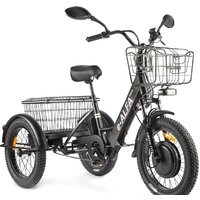 Электровелосипед Eltreco Green City e-ALFA Trike 2022 (темно-синий)