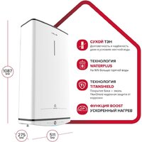 Накопительный электрический водонагреватель Ariston Velis Tech Abse Dry 80