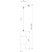 Подвесная люстра Евросвет Bento 50204/1 (черный/золотистый)