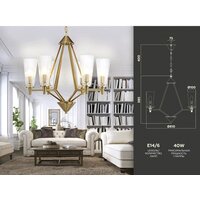 Подвесная люстра Ambrella light TR TR3231