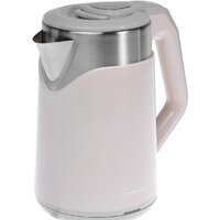 Электрический чайник HomeStar HS-1019 (стальной/розовый)