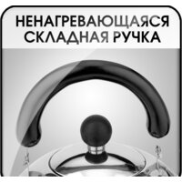 Чайник со свистком Lara LR00-40