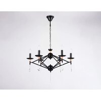 Подвесная люстра Ambrella light Traditional TR9597/6 BK (черный)
