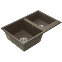 Кухонная мойка Акватон Делия 78 DBL (кофе)