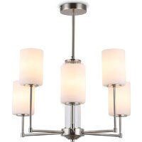 Подвесная люстра Ambrella light LH56211/6 SN/FR (никель/белый матовый)
