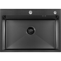 Кухонная мойка ARFEKA ECO AR 700*500 BLACK PVD NANO