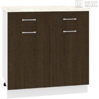 Шкаф напольный Кортекс-мебель Корнелия Лира НШ80р1ш (венге/марсель)