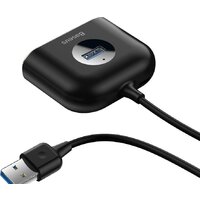 USB-хаб Baseus Square round 4in1 USB Adapter CAHUB-AY01