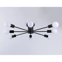 Припотолочная люстра Ambrella light Traditional TR80411/8 BK (черный)