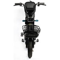 Электроскутер NOVA EC02 (графит, с кофром, без цепи)