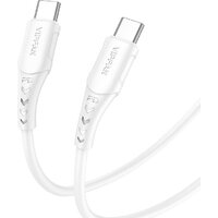 Кабель Vipfan P05 USB Type-C- USB Type-C (2 м, белый)