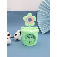 Настольные часы ILikeGift Flower in a pot 100P-106-01 (зеленый)