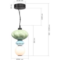 Подвесная люстра ST Luce SL6134.403.01