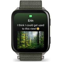 Умные часы Garmin Venu X1 (титановый/зеленый)
