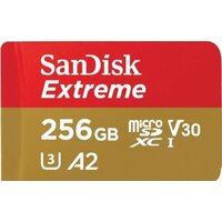 Карта памяти SanDisk Extreme SDSQXAV-256G-GN6MA microSDXC 256GB