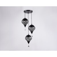 Подвесная люстра Ambrella light Traditional TR8444/3 BK (черный)