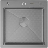 Кухонная мойка ARFEKA Eco AR 500*500 POP-UP SATIN DECOR
