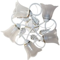 Припотолочная люстра Элетех Бонни 151 НПБ 01-5х60-153 Е27 1005404779 (белый/золото)