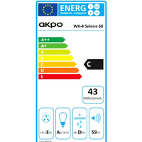 Кухонная вытяжка Akpo Selene eco 60 WK-4 (черный)