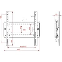 Кронштейн для телевизора PL 401.B
